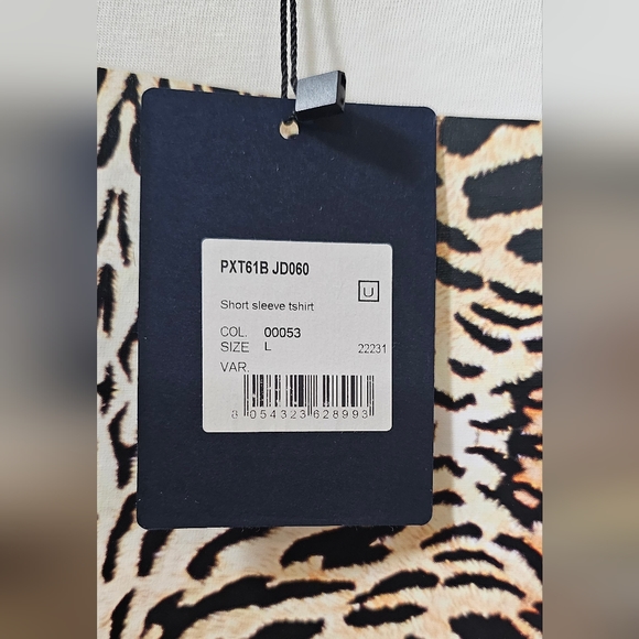 🔥 Roberto Cavalli Class Leopard Print Logo T-Shirt Multiple Sizes - Picture 15 of 16